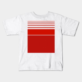 Middlesbrough Retro Red White Hooped Home 1988 - 90 Kids T-Shirt